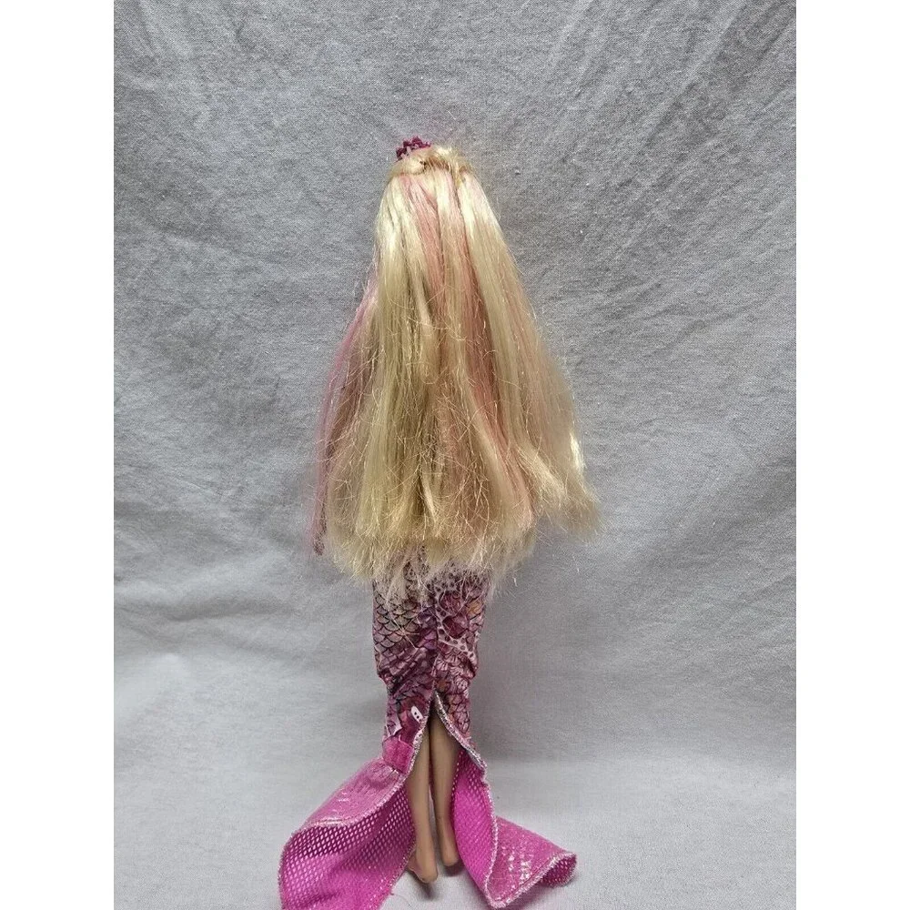 Barbie In A Mermaid Tale MERLIAH Doll Color Change With Tail- Marks On Face - Picture 2 of 7